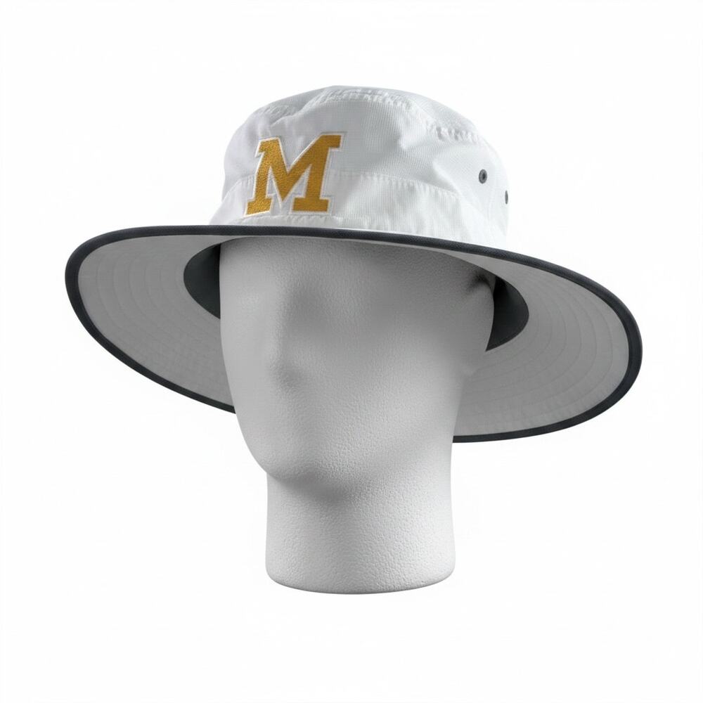 University of Michigan Richardson Model 810 Boonie Bucket Cap NCAA Sun Golf